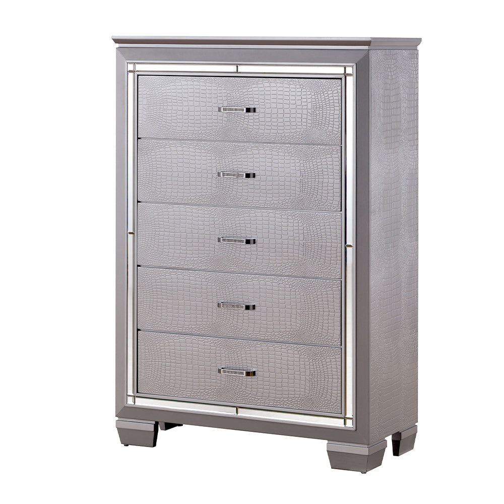 BELLANOVA Chest in Silver finish