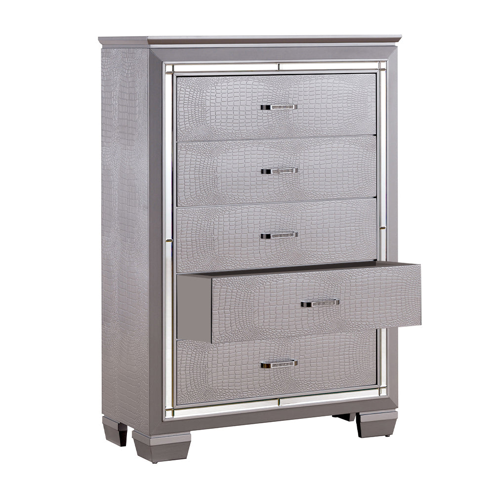 BELLANOVA Chest in Silver finish