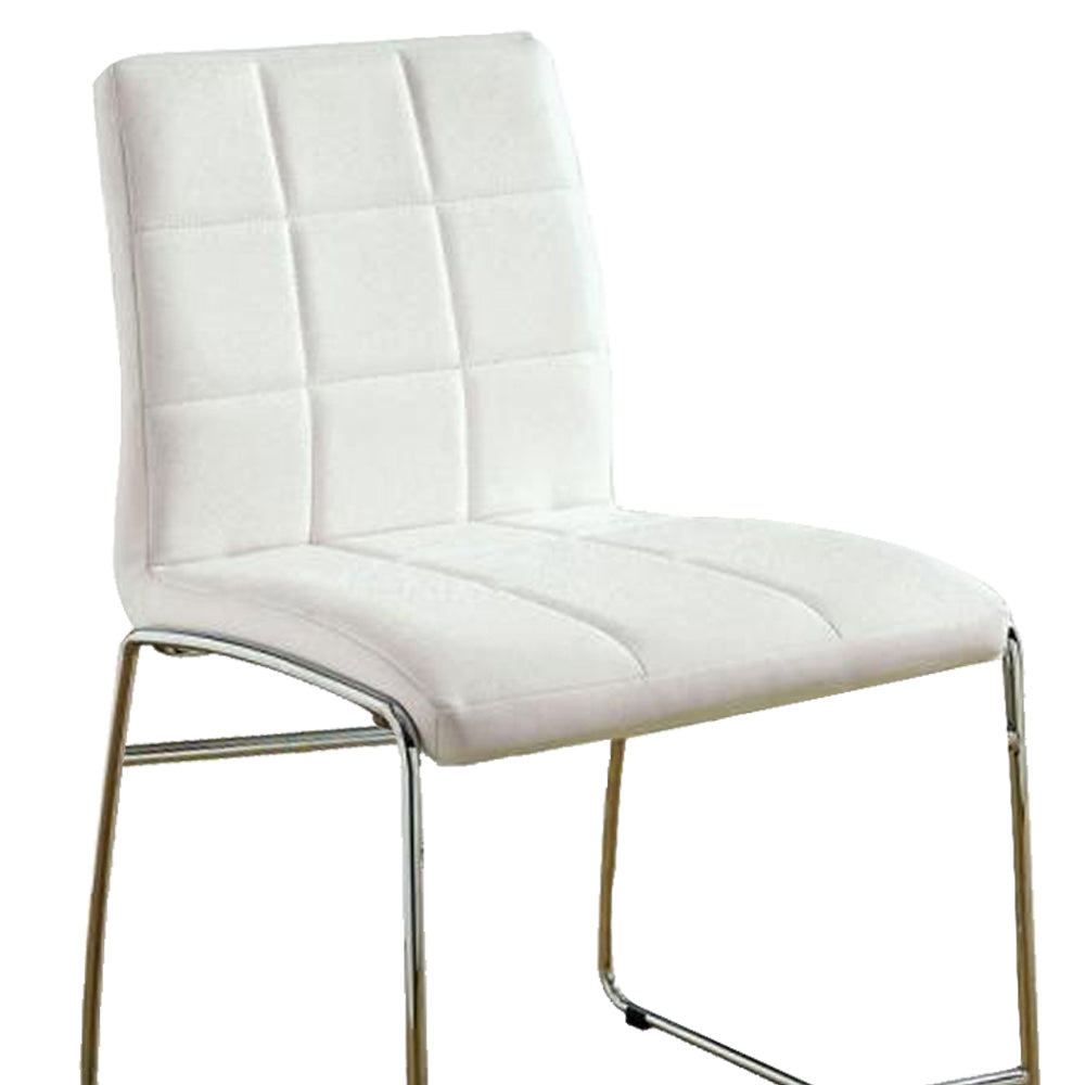 Kona II Counter Height Chair in White finish