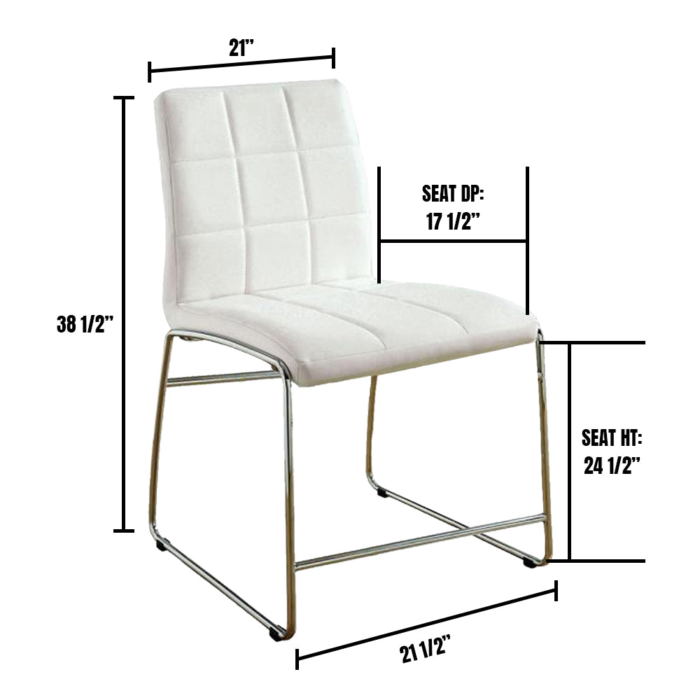 Kona II Counter Height Chair in White finish