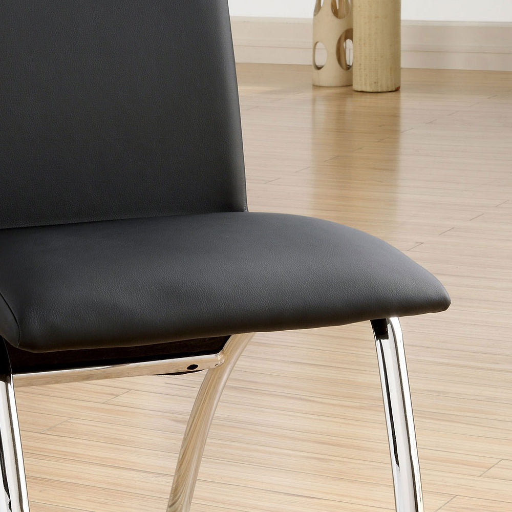 Glenview Side Chair in Black finish