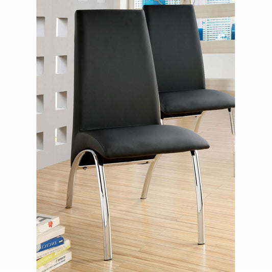 Glenview Side Chair in Black finish