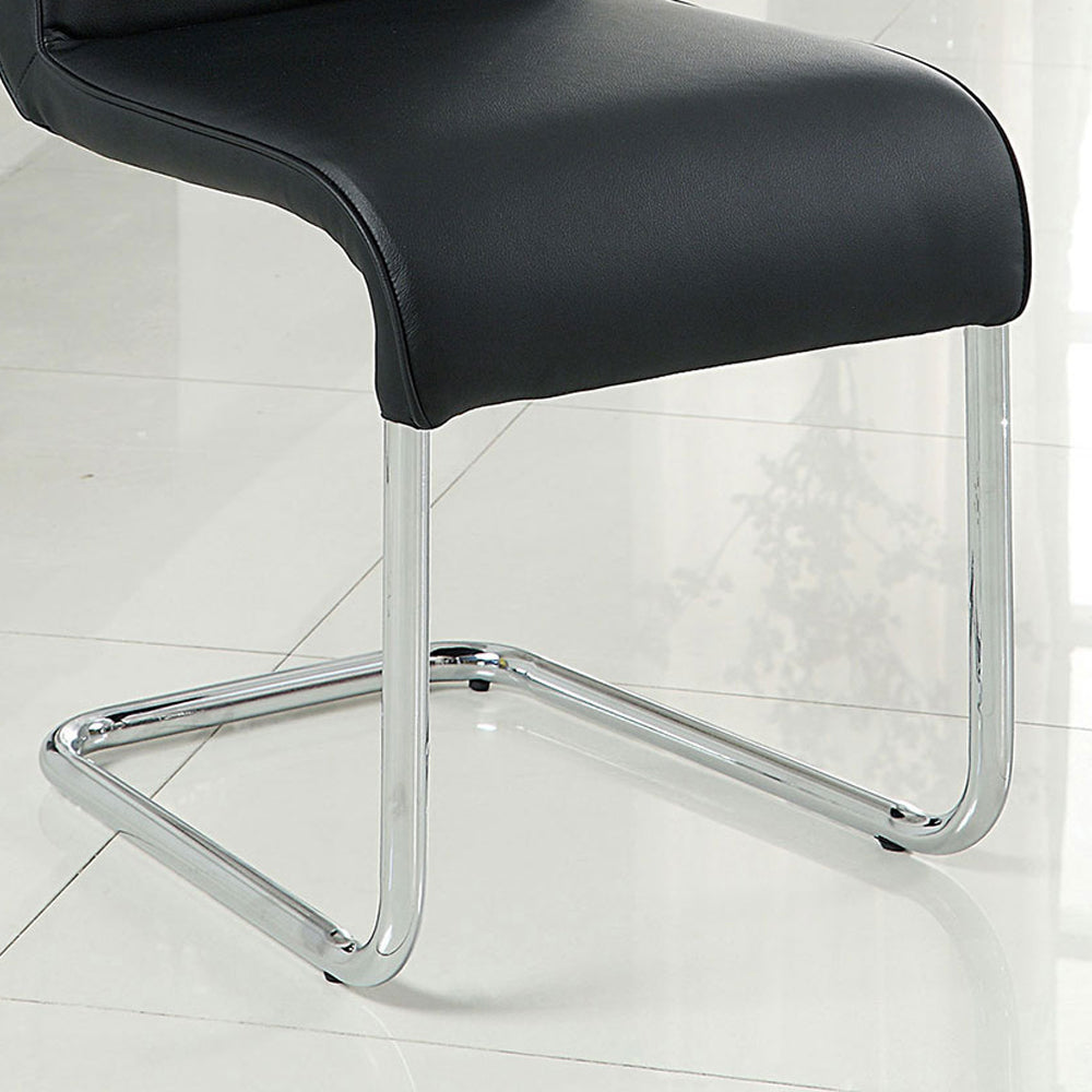 Mauna Side Chair in Black finish