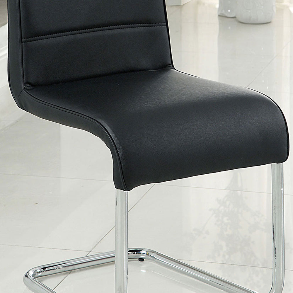 Mauna Side Chair in Black finish