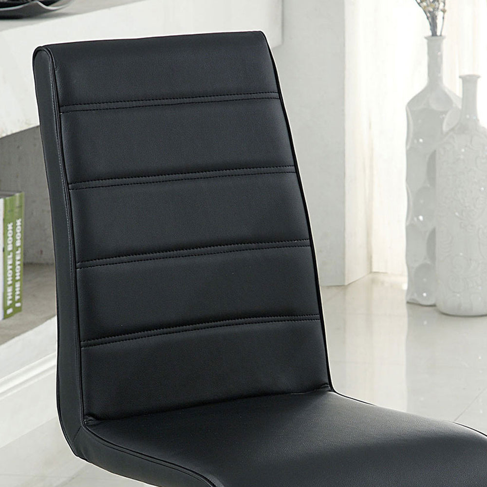 Mauna Side Chair in Black finish