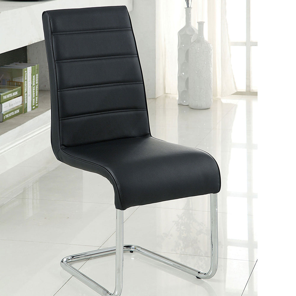 Mauna Side Chair in Black finish