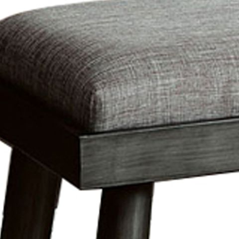 Vilhelm I Bench in Gray Finish