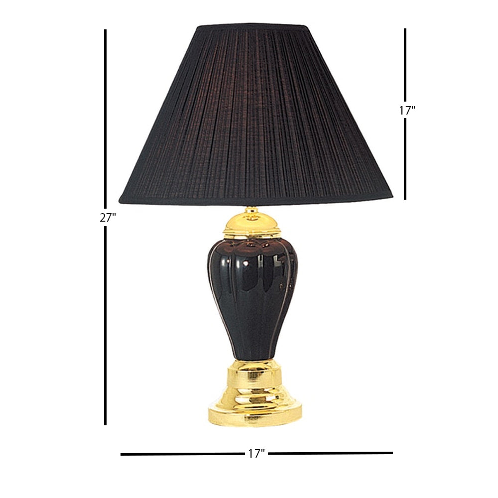 SCARLETT Table Lamp (6/CTN) in Black Finish