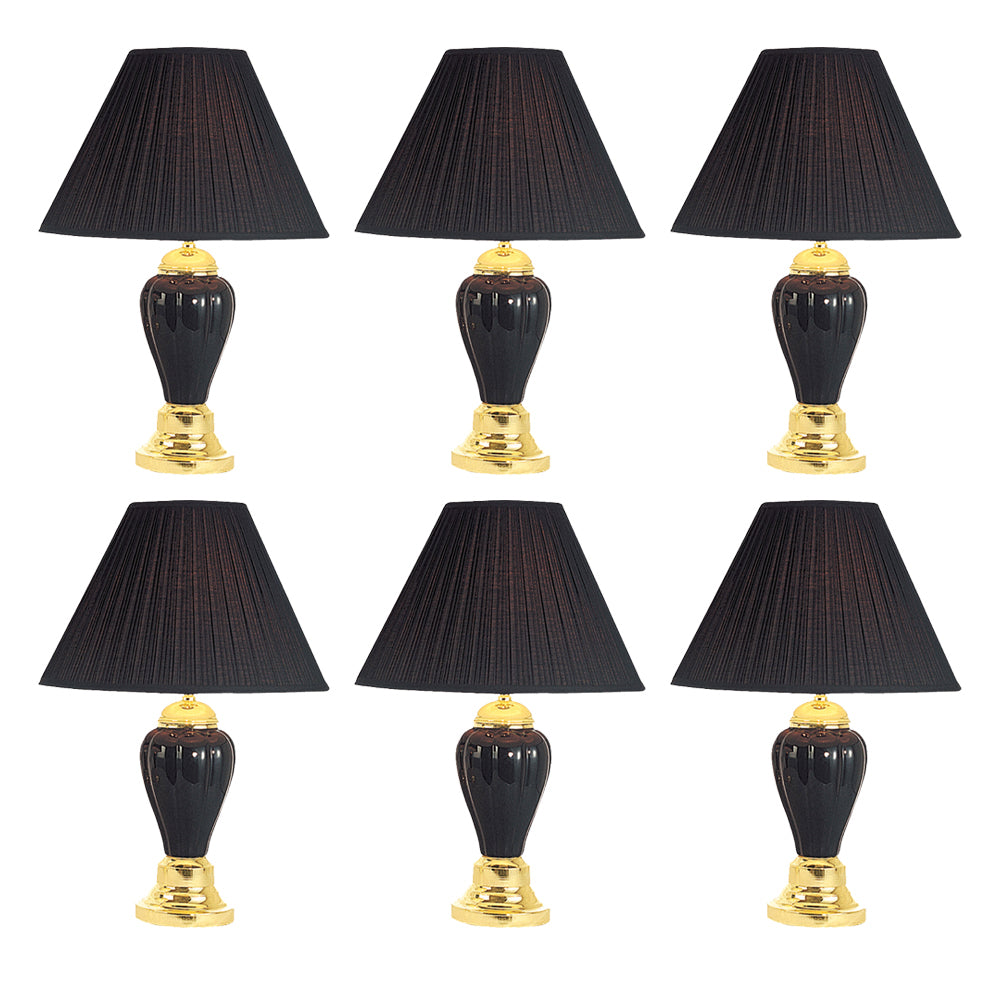 SCARLETT Table Lamp (6/CTN) in Black Finish