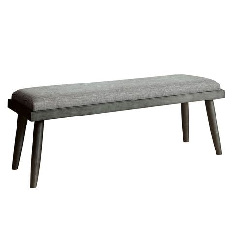 Vilhelm I Bench in Gray Finish