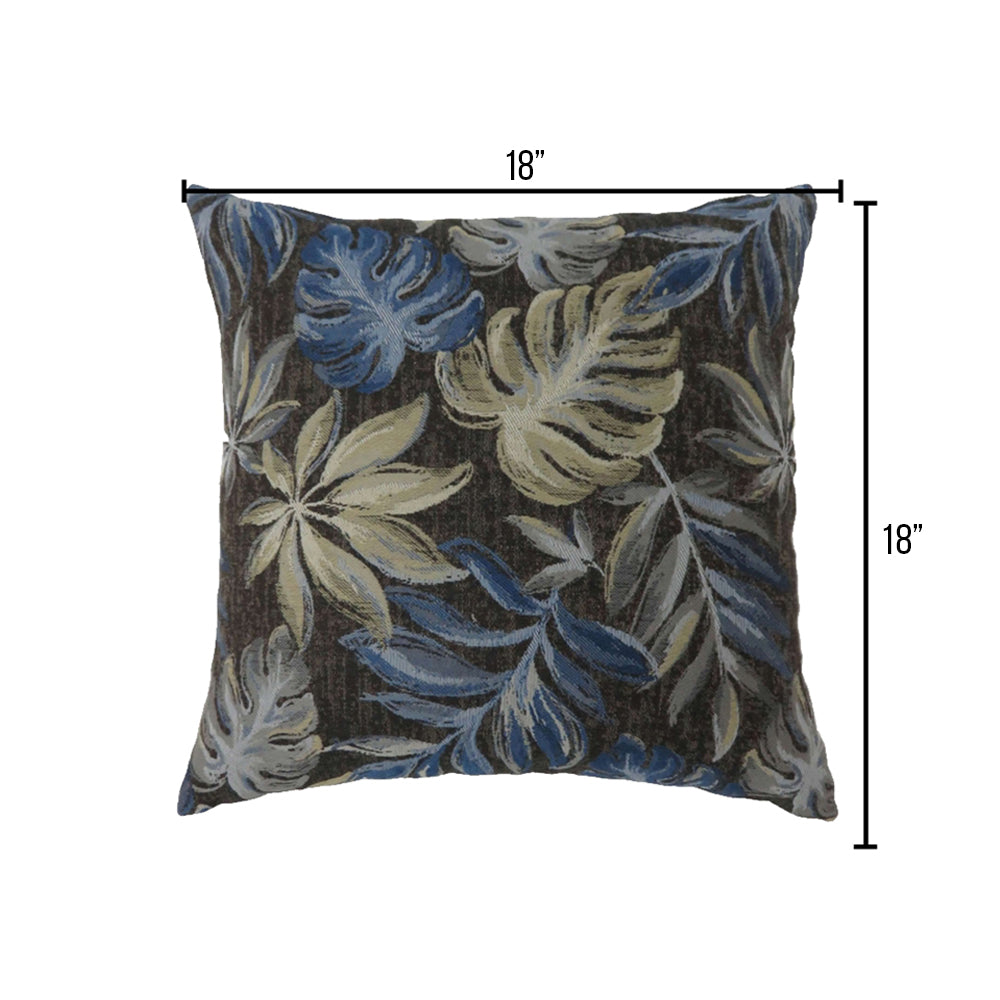 Dora 18" X 18" Pillow (2/CTN) in Navy finish