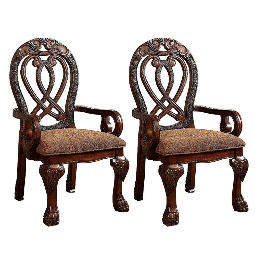 WYNDMERE Arm Chair (2/CTN) in Cherry finish