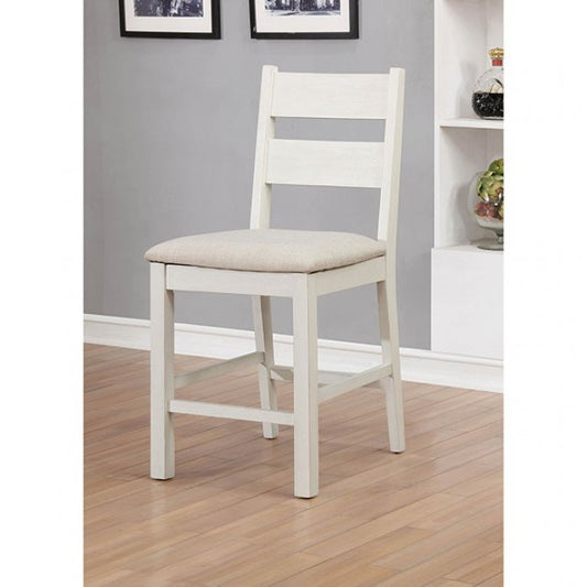 Glenfield Counter Ht. Chair (2/CTN) in Weathered White/White Finish