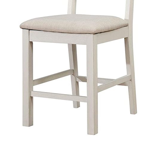 Glenfield Counter Ht. Chair (2/CTN) in Weathered White/White Finish